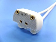 <font size="3">ハロゲンランプ用ソケット（適合口金 G5.3/GX5.3/G6.35-15×19）</font>